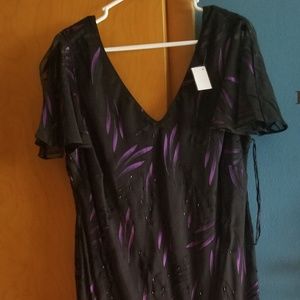 Eva Blue Plus size dress